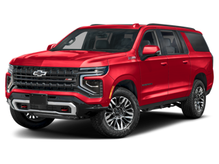 Red Chevrolet Suburban Z71