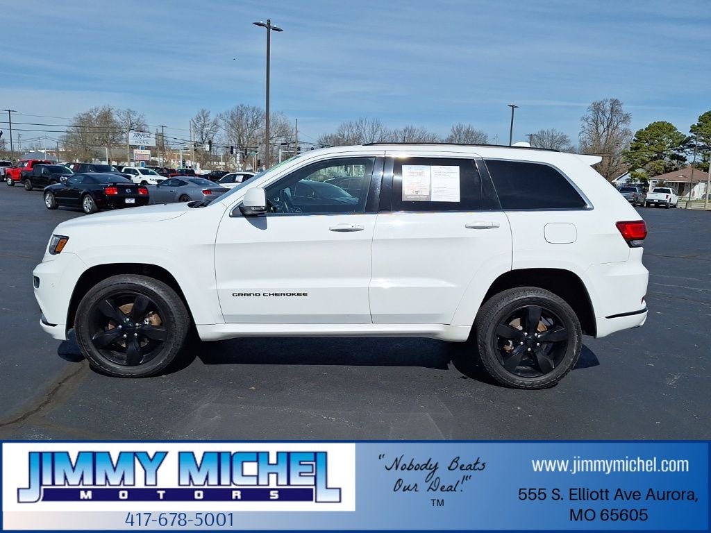2016 Jeep Grand Cherokee High Altitude