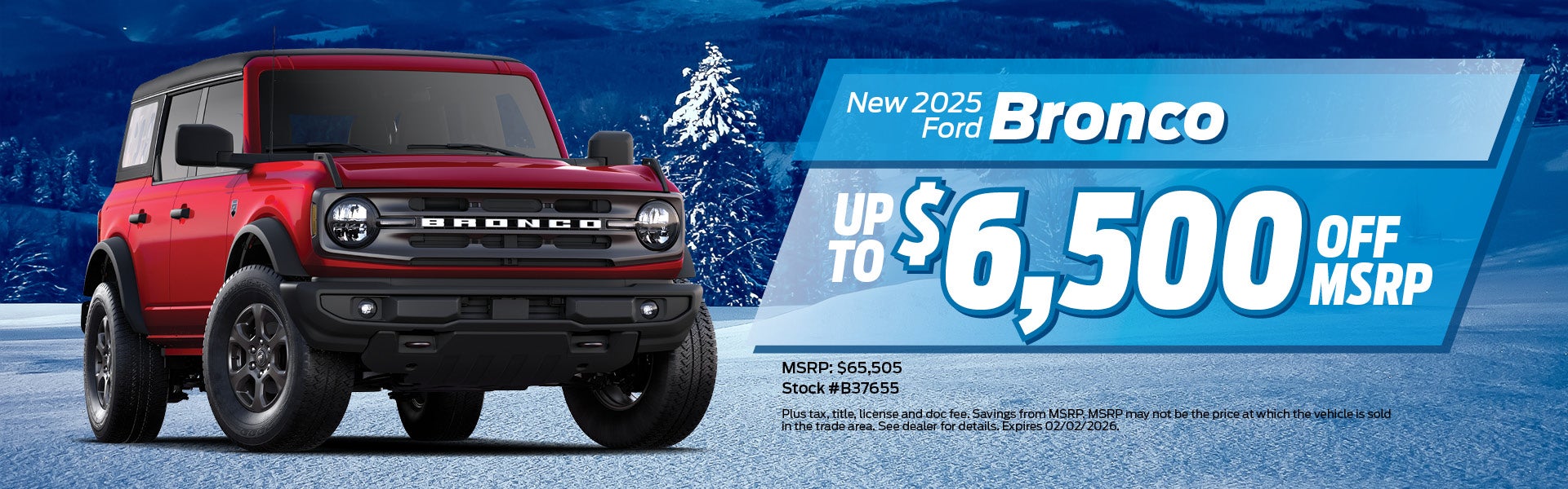 2025 Ford Broncos Buy Offer | Jimmy Michel Motors