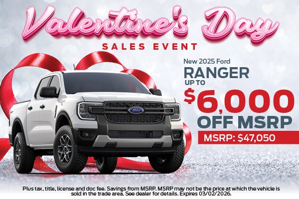 2025 Ford Ranger Buy Offer | Jimmy Michel Motors