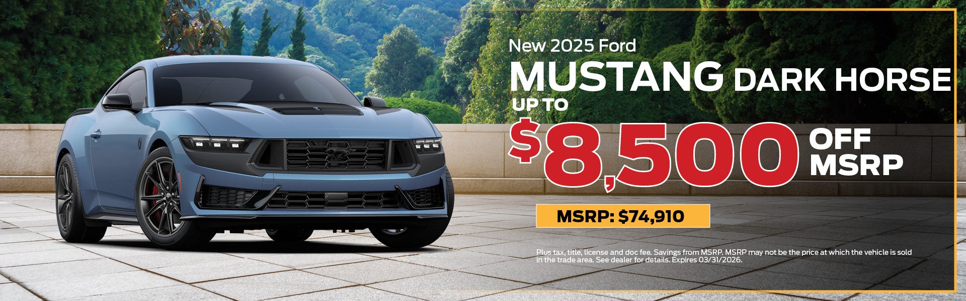 2025 Ford Mustang Buy Offer