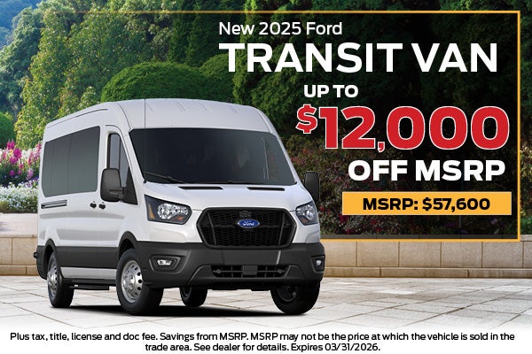 2025 Ford Transit Buy Offer