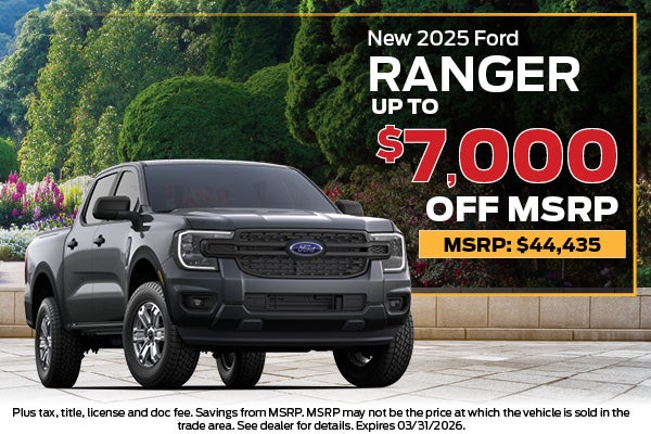 2025 Ford Ranger Buy Offer