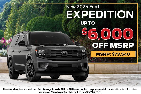 2025 Ford Expedition Buy Offer