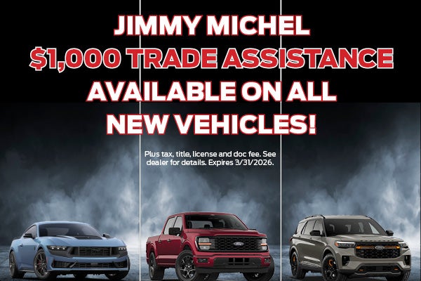 Trade Assistance on All New Vehicles