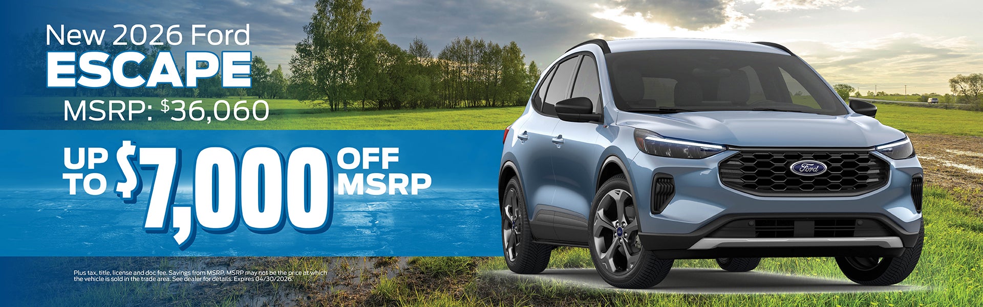 2026 Ford Escape Buy Offer | Jimmy Michel Motors