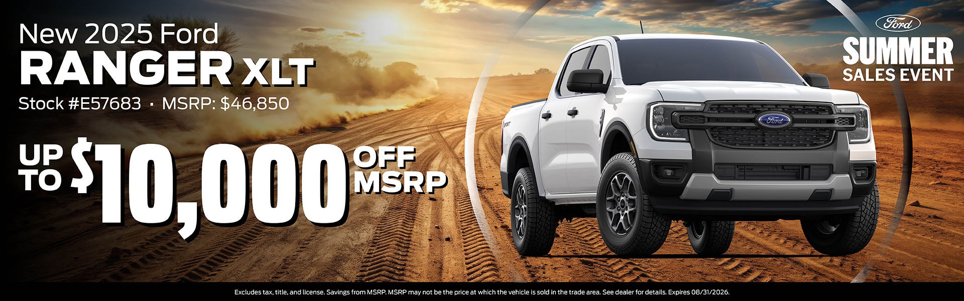 2025 Ford Ranger Buy Offer