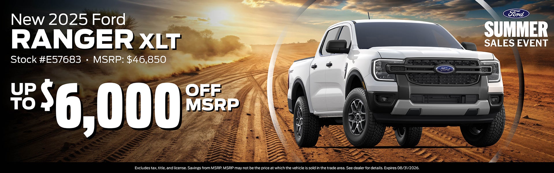 2025 Ford Ranger Buy Offer