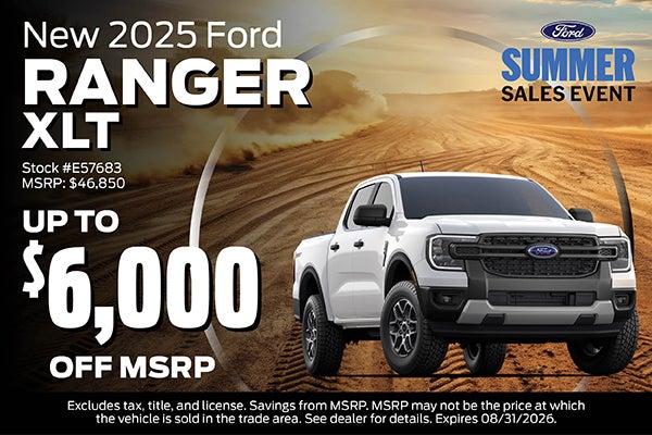 2025 Ford Ranger Buy Offer