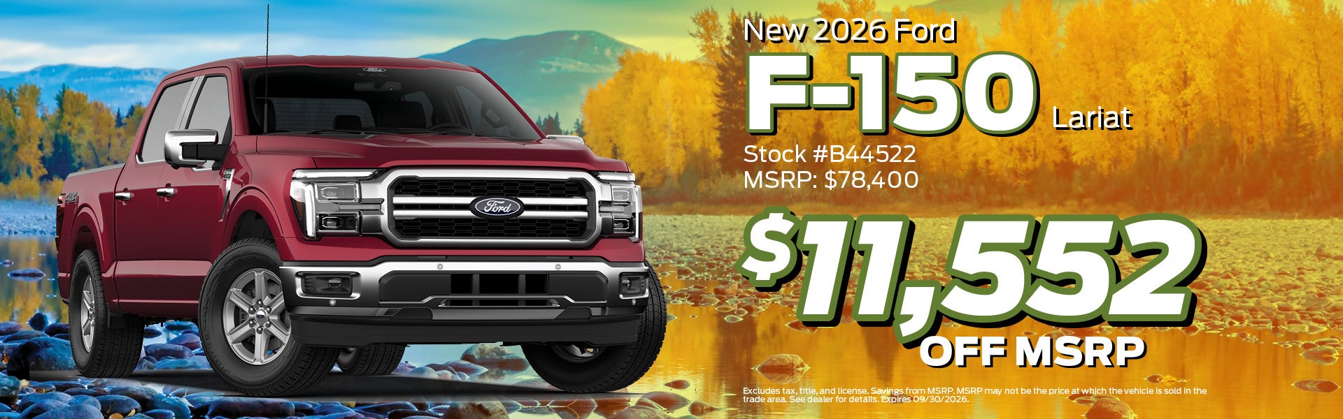 2026 Ford F-150 Buy Offer | Jimmy Michel Motors