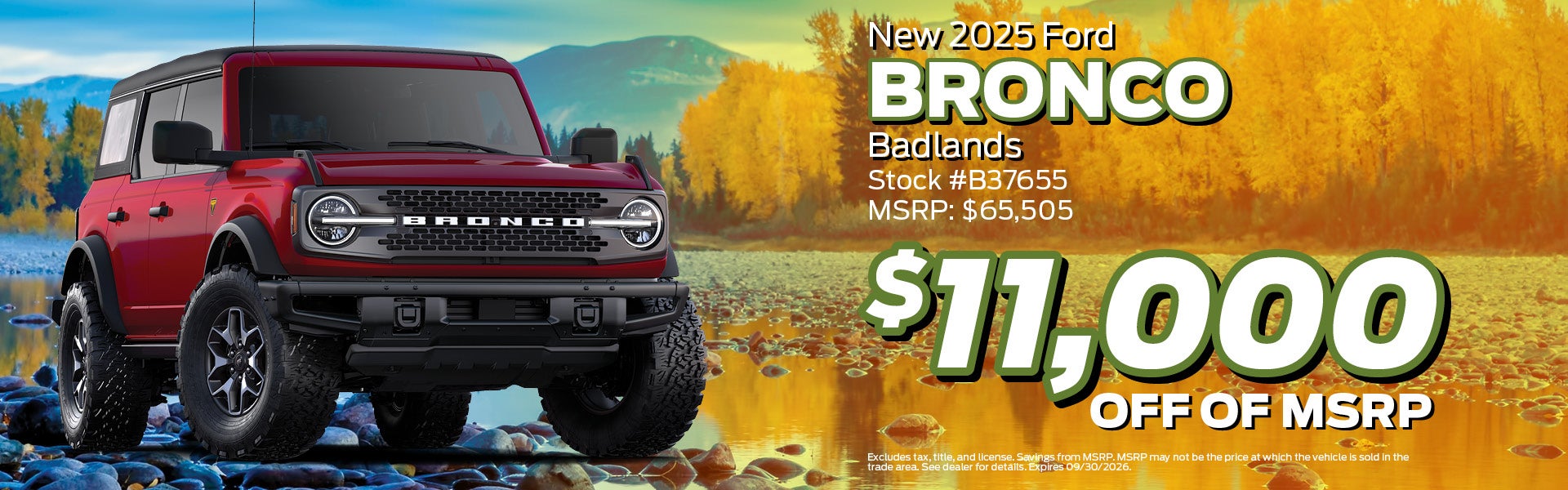 2025 Ford Bronco Buy Offer | Jimmy Michel Motors