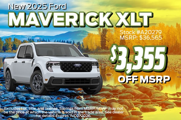 2025 Ford Maverick Buy Offer | Jimmy Michel Motors