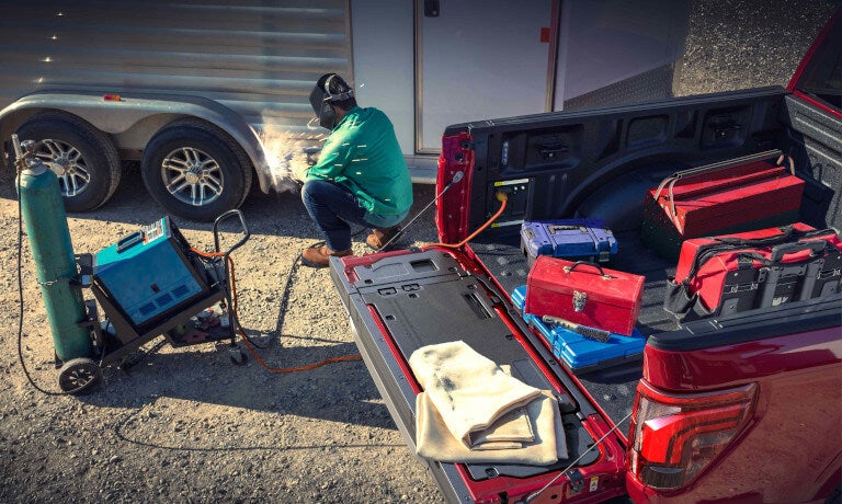 2026 Ford F-150 powering welding equipment