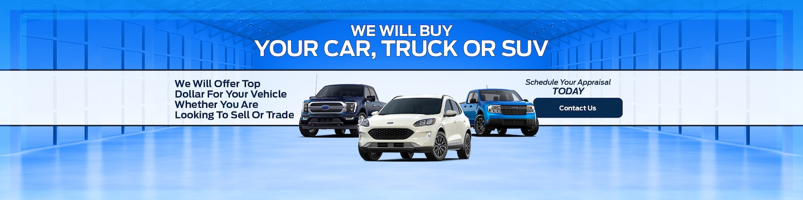 We Will Buy Your Car , Truck or SUV at Jimmy Michel Motors Ford in Aurora 