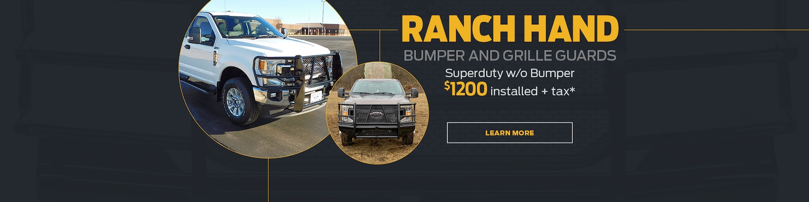 Ranch Hand Bumper And Grille Guards at Jimmy Michel Motors Ford in Aurora 