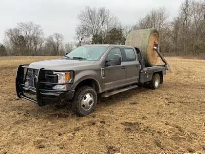 Grille guard on Front Bumper is on Ford vehicle.